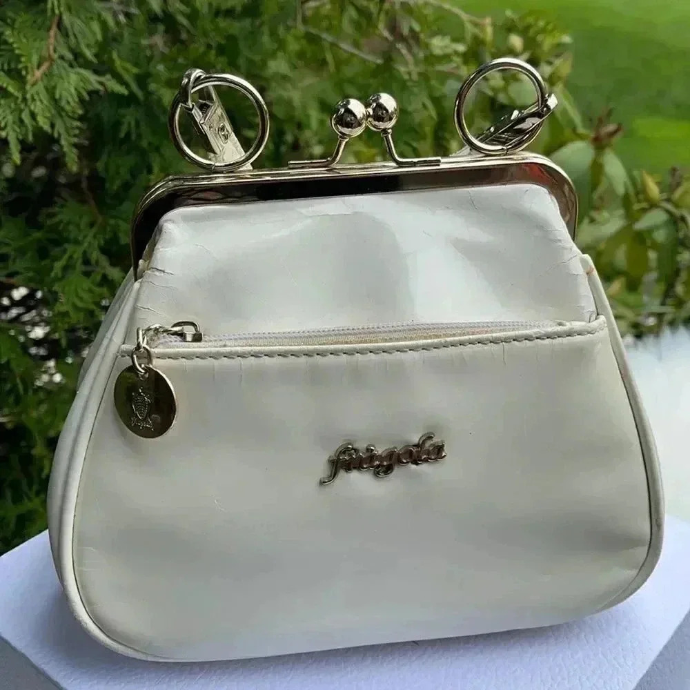 Fragola Vintage Style White Bag